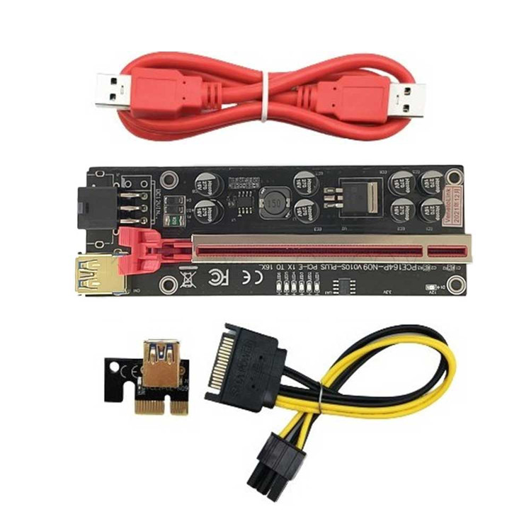 تبدیل رایزر کارت گرافیک ۰۱۰S PLUS PCI EXPRESS X1 به X16