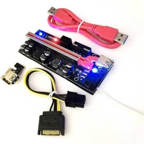 تبدیل رایزر کارت گرافیک ۰۱۰S PLUS PCI EXPRESS X1 به X16