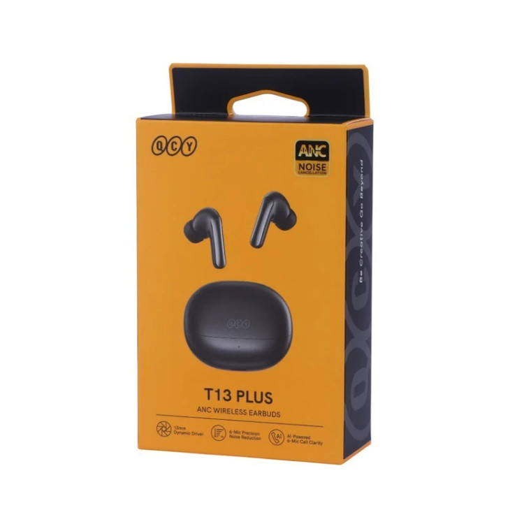 ایرپاد کیو سی وای مدل QCY T13 PLUS HT20A مشکی